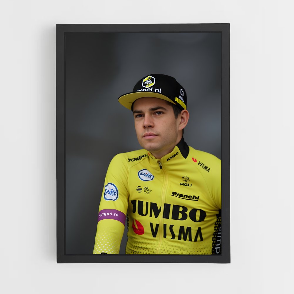 Poster Lancer de Vélocité – affiche Cyclisme (vue 2)